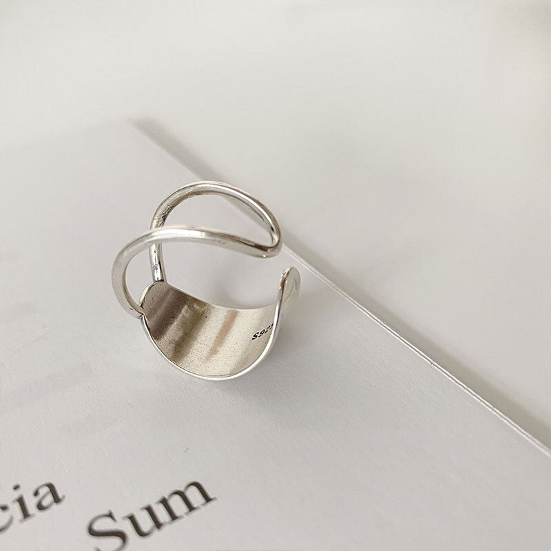 Thai Silver Knot Ring - Open Adjustable