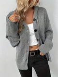 Hooded Single-Breasted Sweater