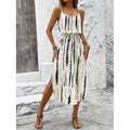Striped Print Camisole Dress