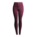 High Waist Skinny Jeans - White
