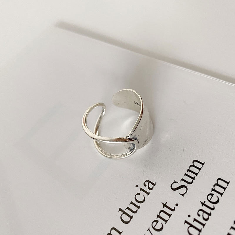 Thai Silver Knot Ring - Open Adjustable