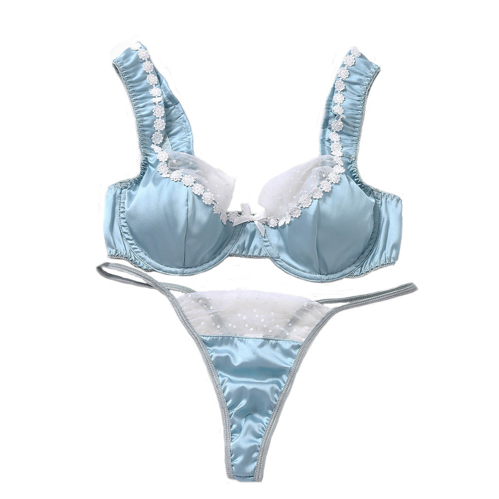 Three-Piece Lace Lingerie Set