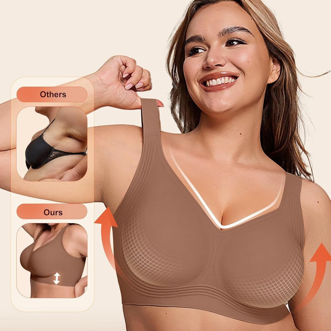 Full Coverage Seamless Bra - Wire-Free