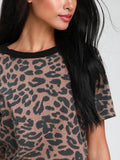 Leopard Print Loose T-Shirt