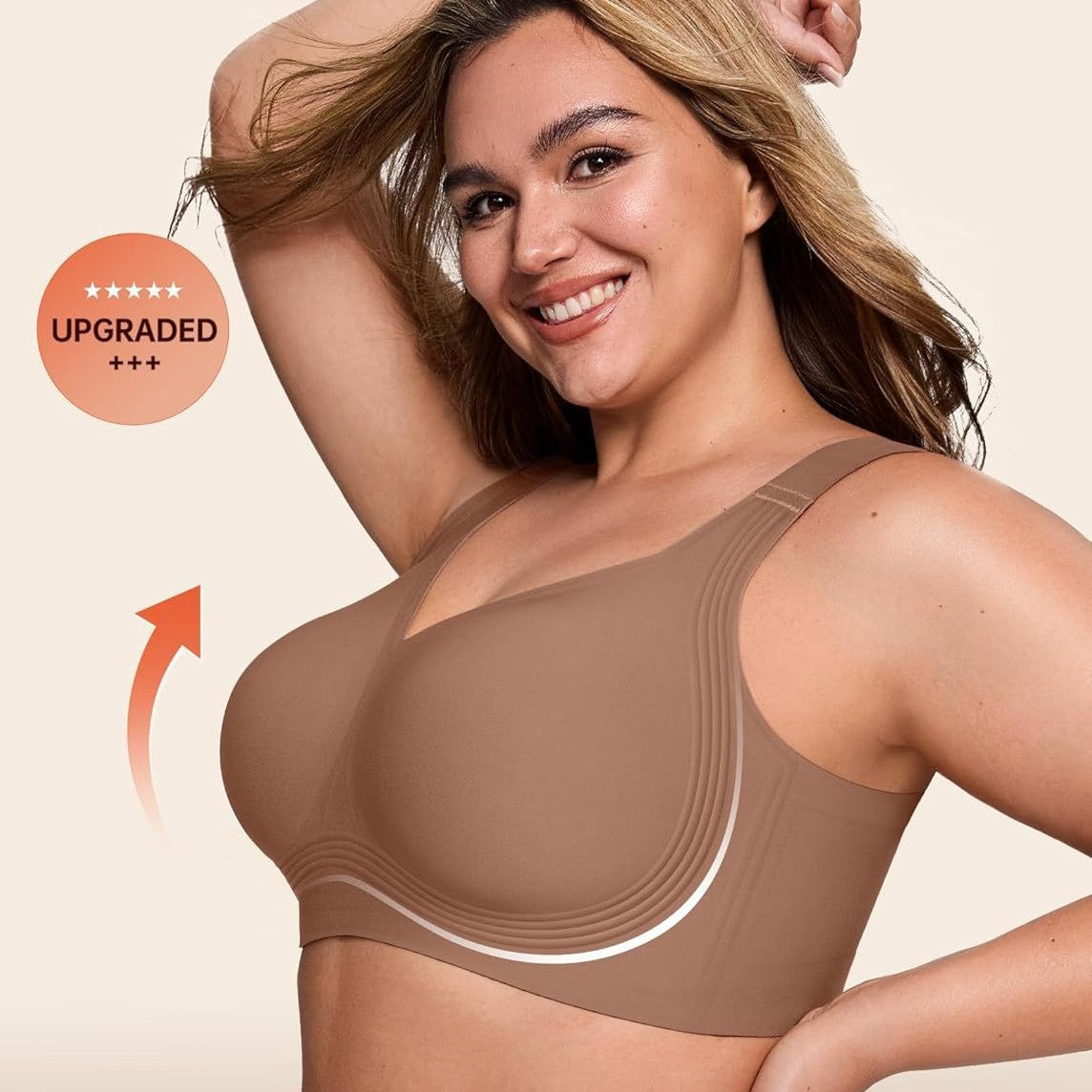 Full Coverage Seamless Bra - Wire-Free
